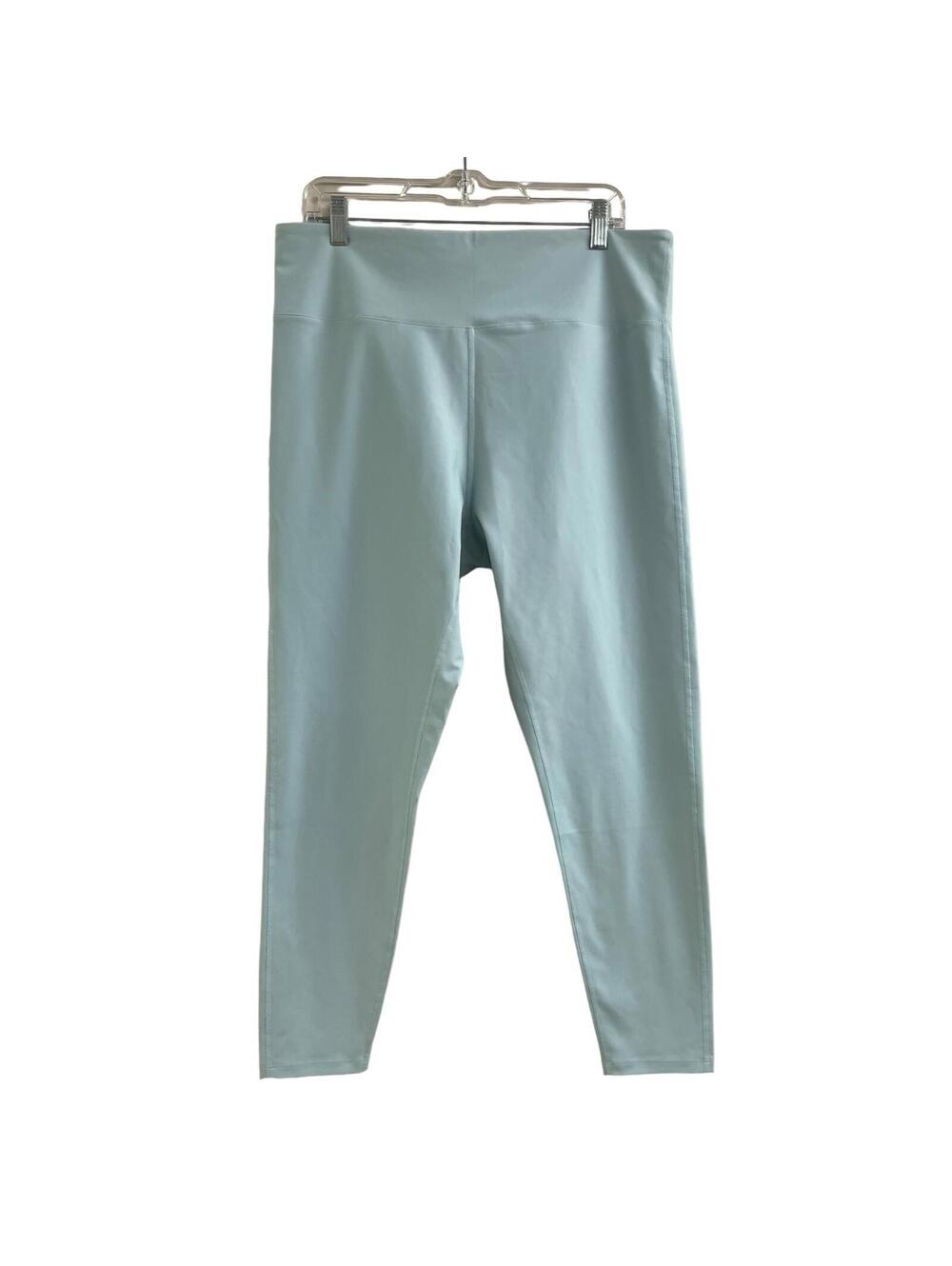 Summersalt pale blue/green high rise workout leggings xxl